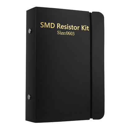 0603 Resistors Kit, 1% 0603 SMD Resistor Assorted Folder,170value x 50pcs = 8500pcs,Sample Book Kit for Electronic Components. (Resistor-0603)