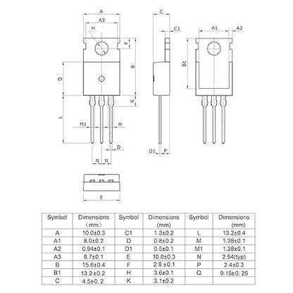 MOSFET IRF520 (10 PIECES)