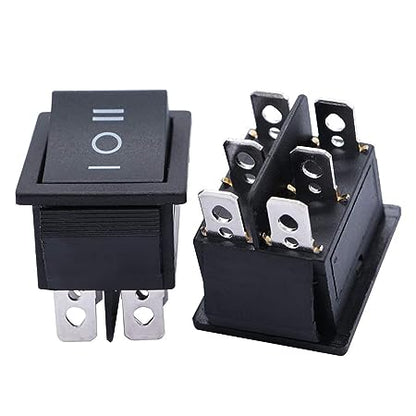 DPDT Window Rocker Switch 6-Pin