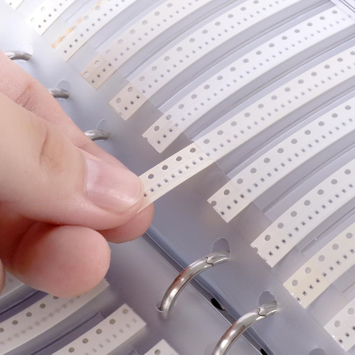 0603 Resistors Kit, 1% 0603 SMD Resistor Assorted Folder,170value x 50pcs = 8500pcs,Sample Book Kit for Electronic Components. (Resistor-0603)