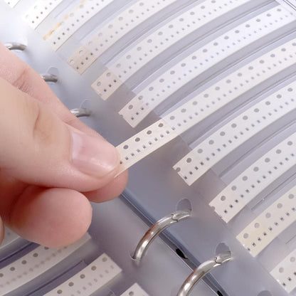 0603 Resistors Kit, 1% 0603 SMD Resistor Assorted Folder,170value x 50pcs = 8500pcs,Sample Book Kit for Electronic Components. (Resistor-0603)