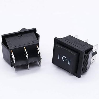 DPDT Window Rocker Switch 6-Pin