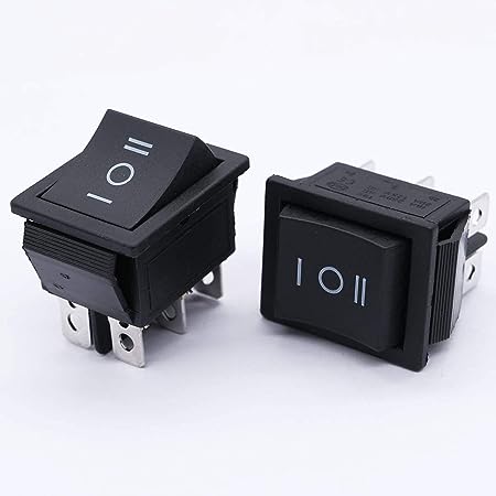 DPDT Window Rocker Switch 6-Pin